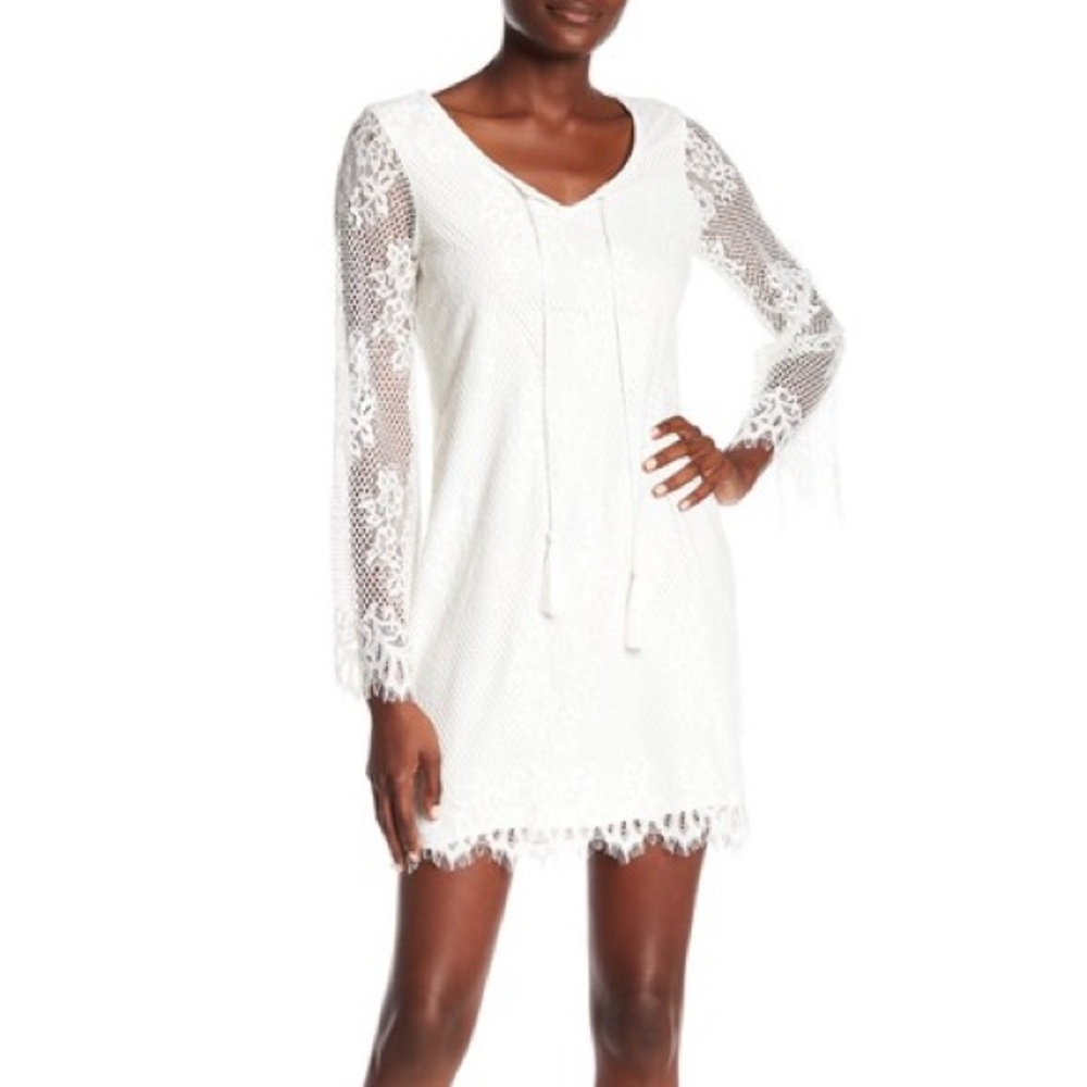 TASH + SOPHIE:  Eyelash Lace Summer Dress